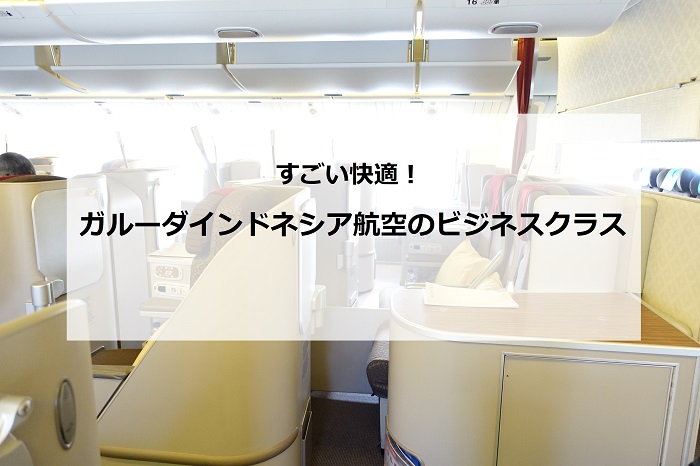 すごい ガルーダインドネシア航空のビジネスクラス搭乗記 ラウンジ 機内食 座席は